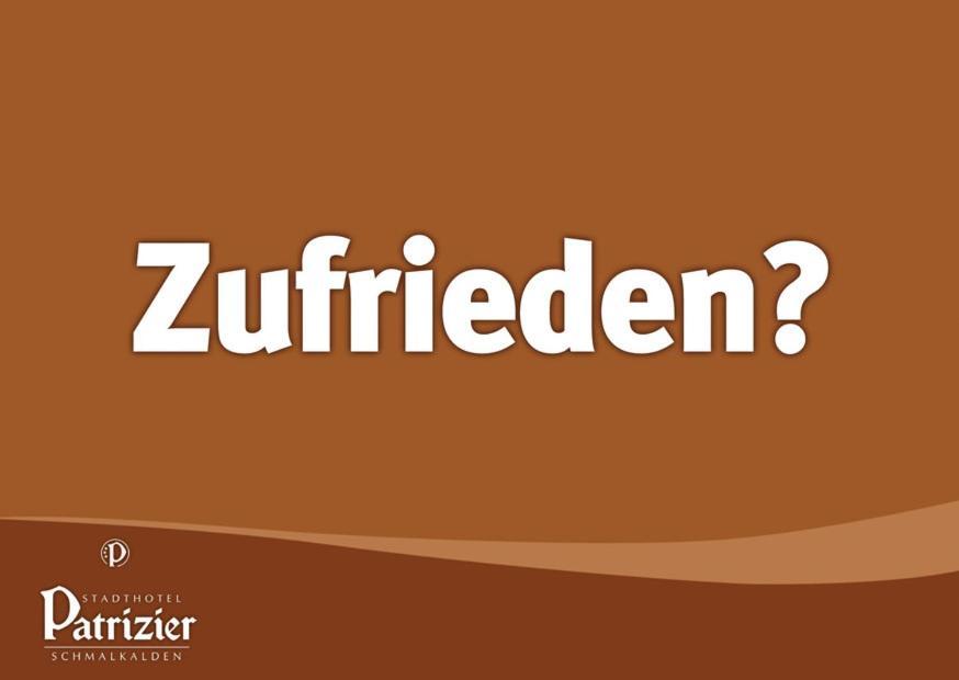 Stadthotel Patrizier Schmalkalden Dış mekan fotoğraf